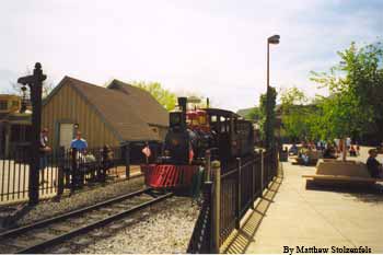 pulling into one of the stations