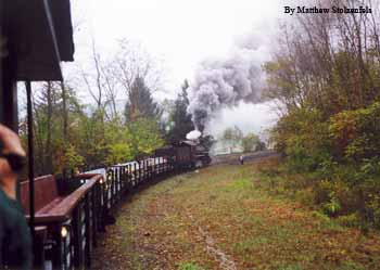 15 back the train around the wye