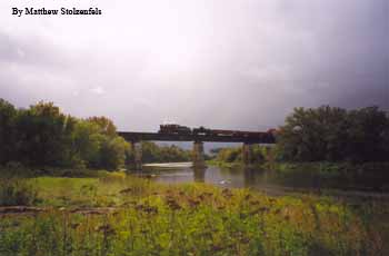 crossing a river just after Kitchner