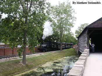 passing a covered bridge