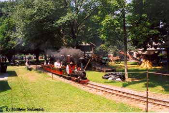 picking up speed on the back side of the loop