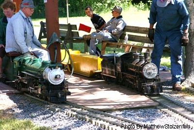 2 steamers waiting to load the next set of passengers