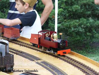 Tom's 0-4-0 steaming up