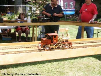 a chain driven locomotive