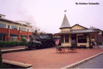 at the New Hope depot