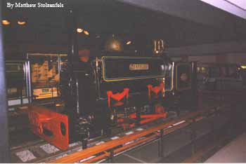 locomotive on display