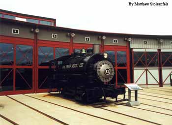 on display in the roundhouse area