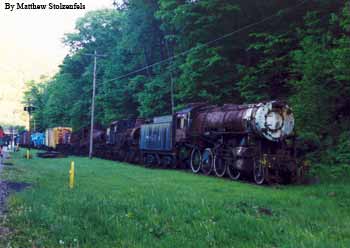 there are several engines stored at Cass